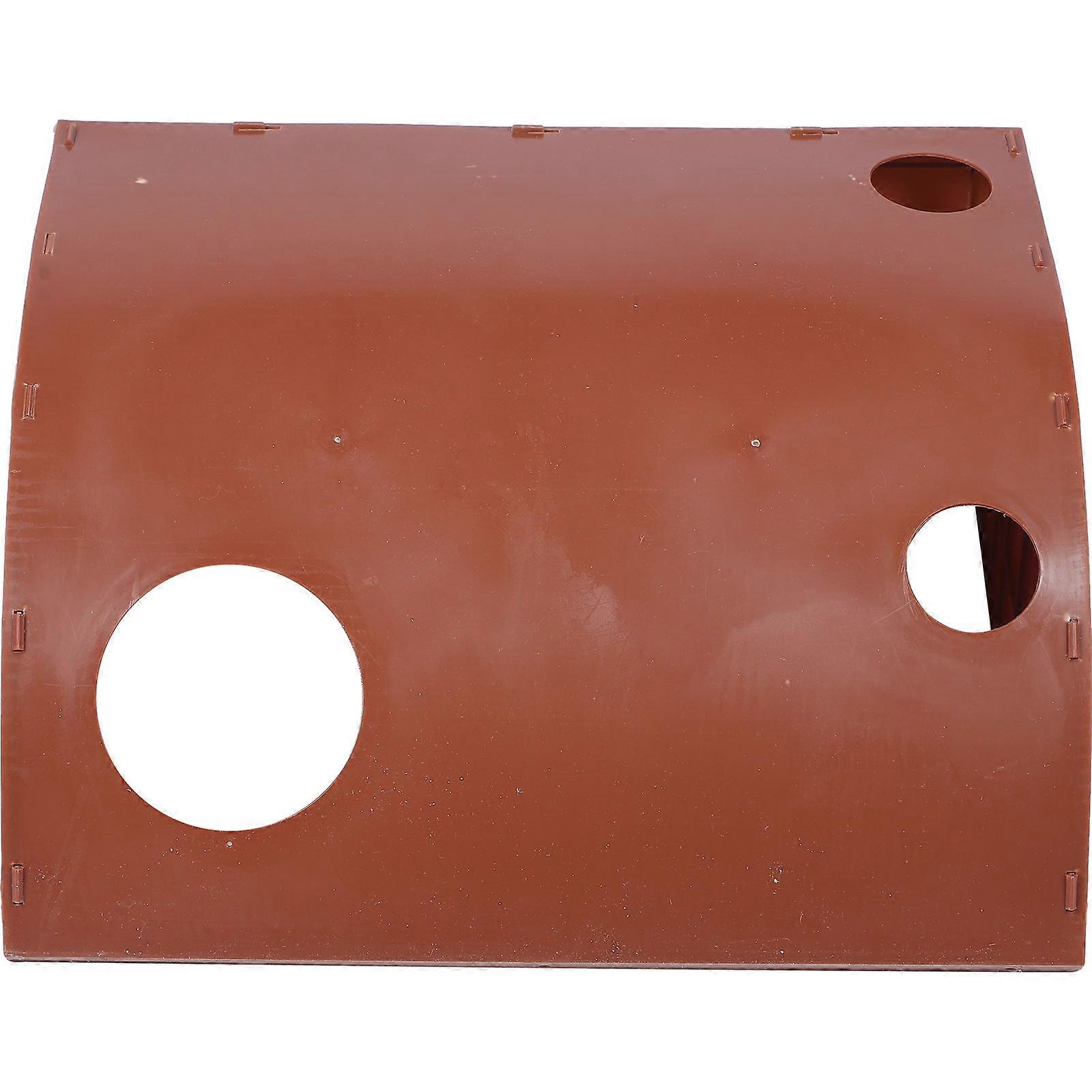 Sewing Machine Cover Dust Protection Storage Diy Assembly Rectangular Brown 45.2X36CM 1Pack