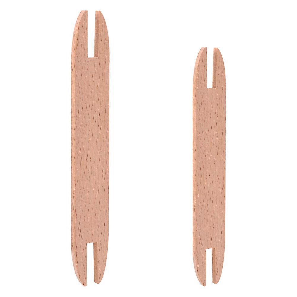 Knitting Kit Accessories Weaving Sticks Professional Design Sewing Tools Rectangular Shape 2Pcs