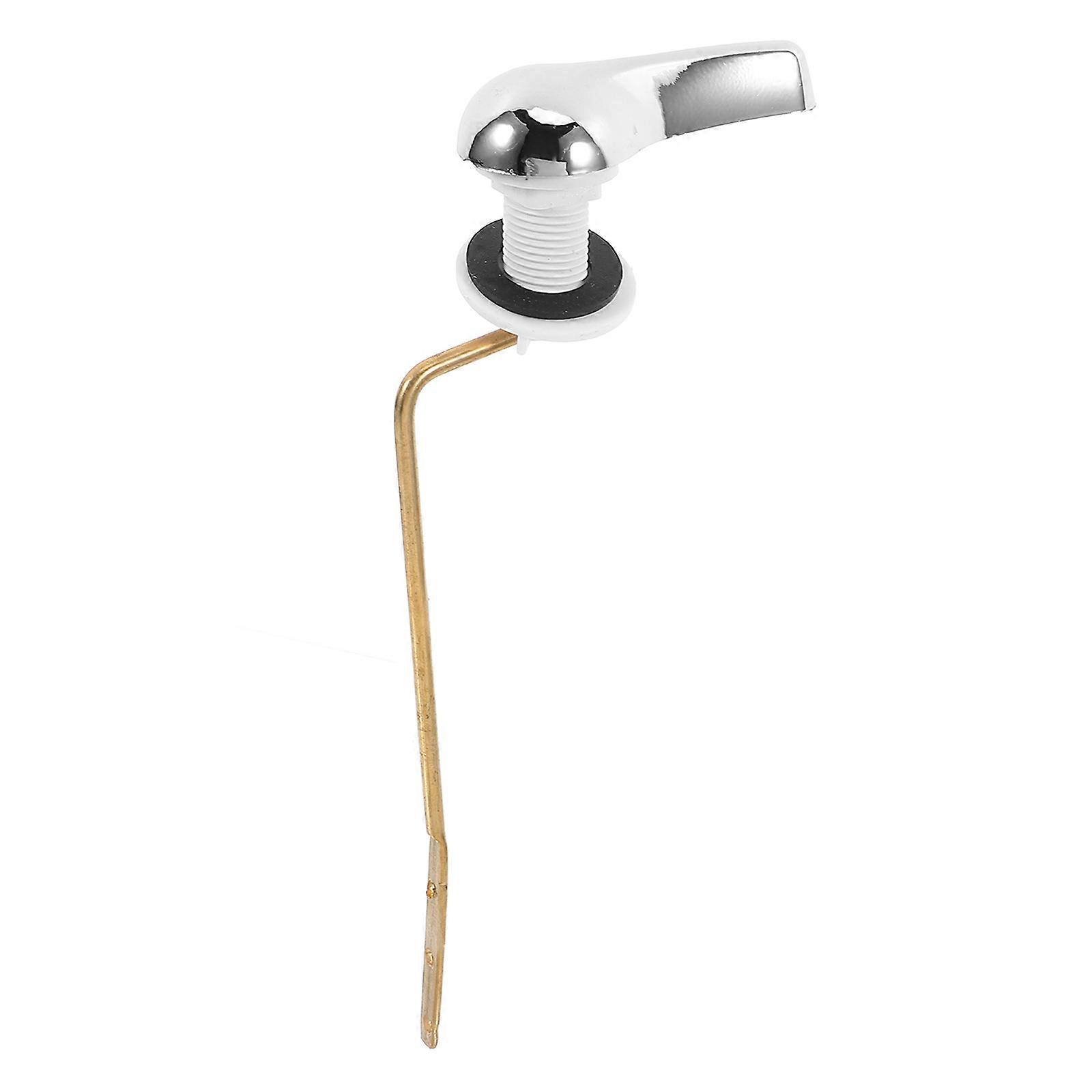Toilet Flush Lever Replacement For Hotel Use ABS Plastic Handle Front Mount Design 1Pcs