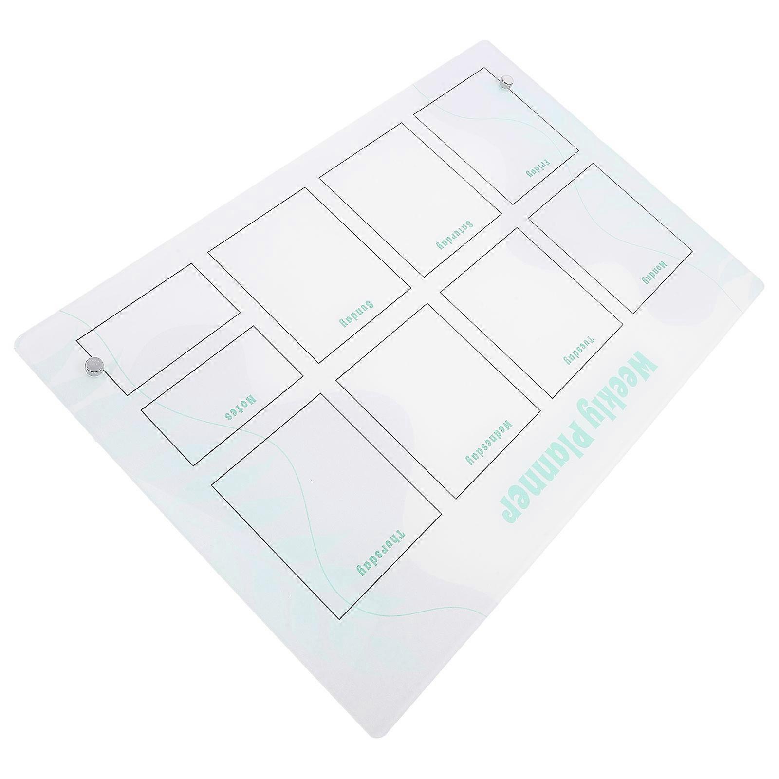 Magnetic Dry Erase Board Monthly Memo Planner for Fridge & Desktop – Easy Wipe, Portable, Reusable for Home & Office Use