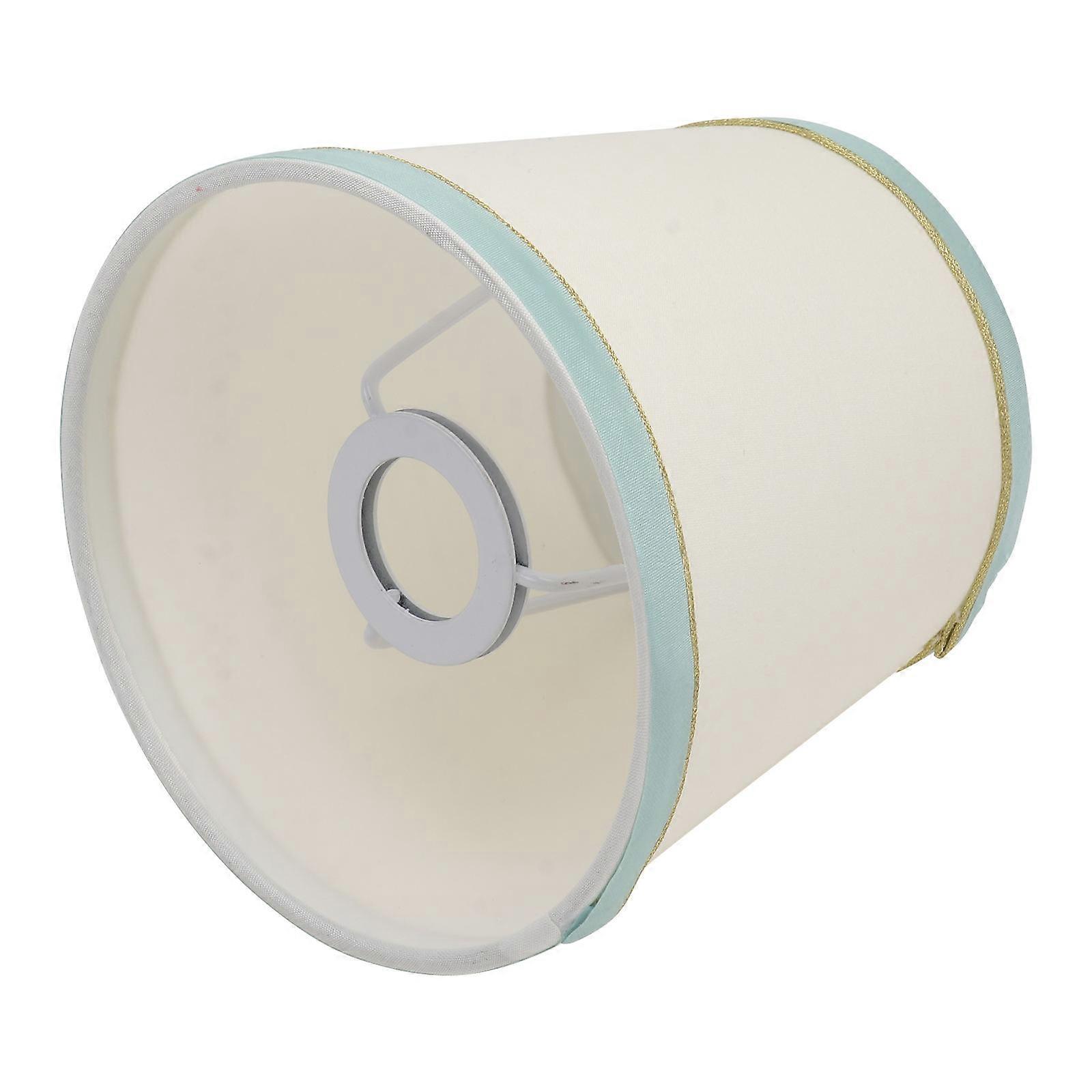 Table Shade Fabric Lampshades Simple Home Lampshade Round Shape -Blue Create Warm Atmosphere Living Room 1Pack