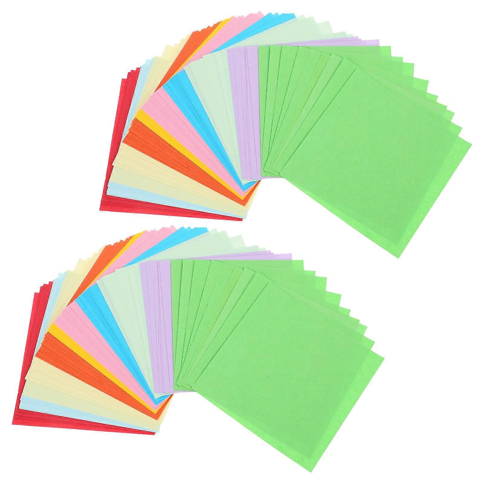 Double Sided Big Origami Paper Multicolored Square For Educational Activity 500 Sheets