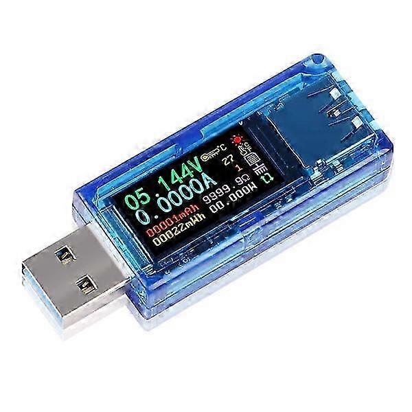 USB Digital Voltage Tester Multimeter - 3.7-30V 0-4A for Electronics