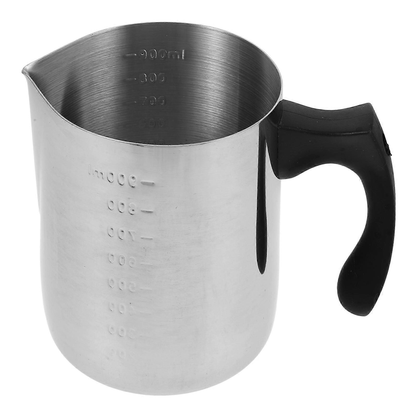 Candle Melting Cup Diy Projects Precise Temperature Control Plastic And Stainless Steel Round Shape 1Pcs