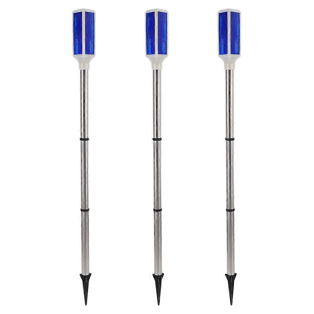 Lights Driveway Reflectors On Poles For Driveway Marking 30.3X1.6X1.6in High Brightness 3Pcs