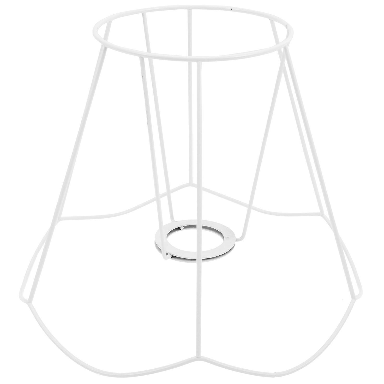 Lampshade Frame Wicker Table Lamp Shade DIY Lampshades Tapered Shape Iron 1Set