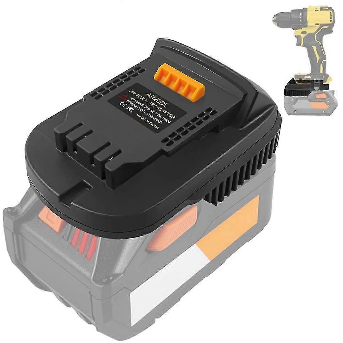 AR20DL Adapter for 18V Battery to for 20V MAX XR Cordless Tools Use for 18V Platform Batteries