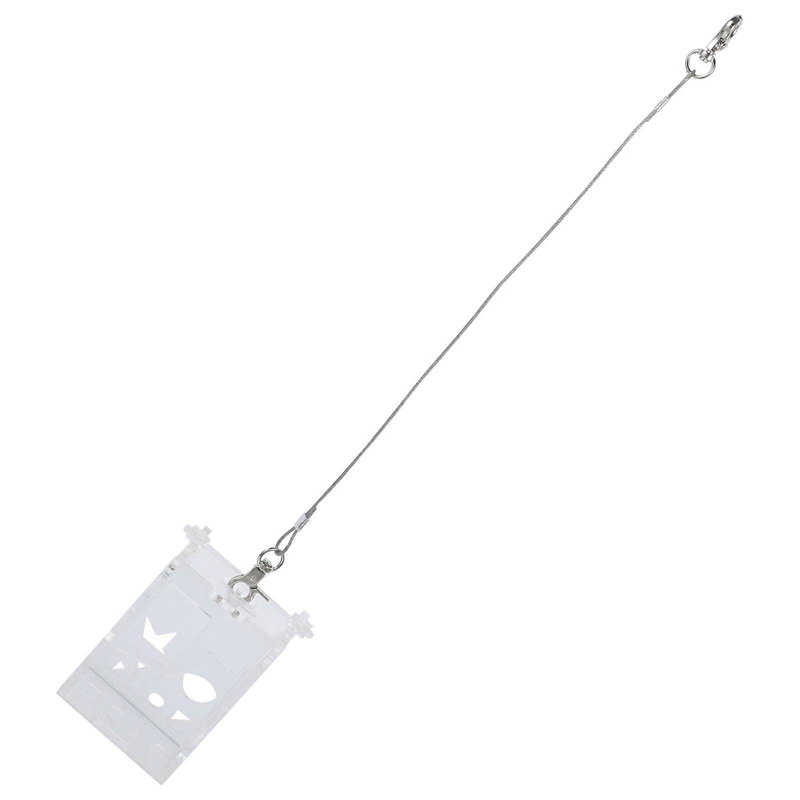 Transparent Acrylic Bird Foraging Toy for Cage Intellectual Growth with Clear Design 1 Piece
