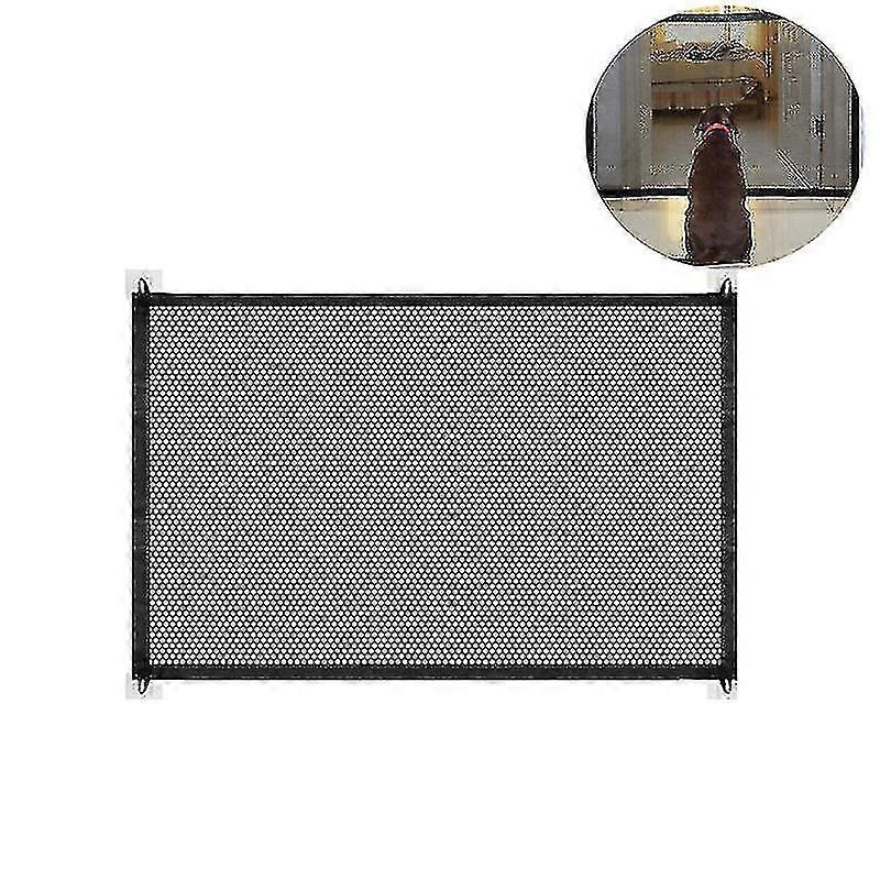 Foldable Dog Door Guard Magic Gate Barrier for Stairs