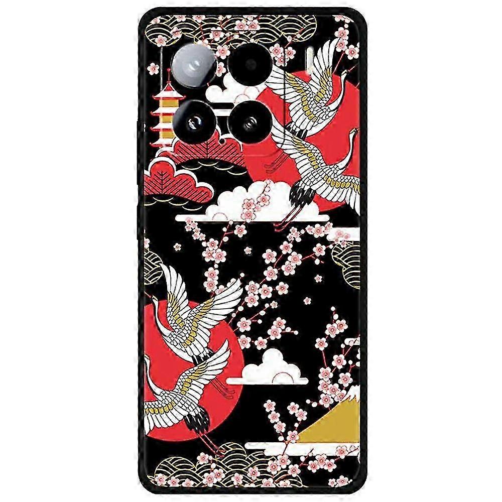 Case Pattern Printing Anti-Scratch TPU Phone Cover for Compatible Brand - Emperor and Dragon