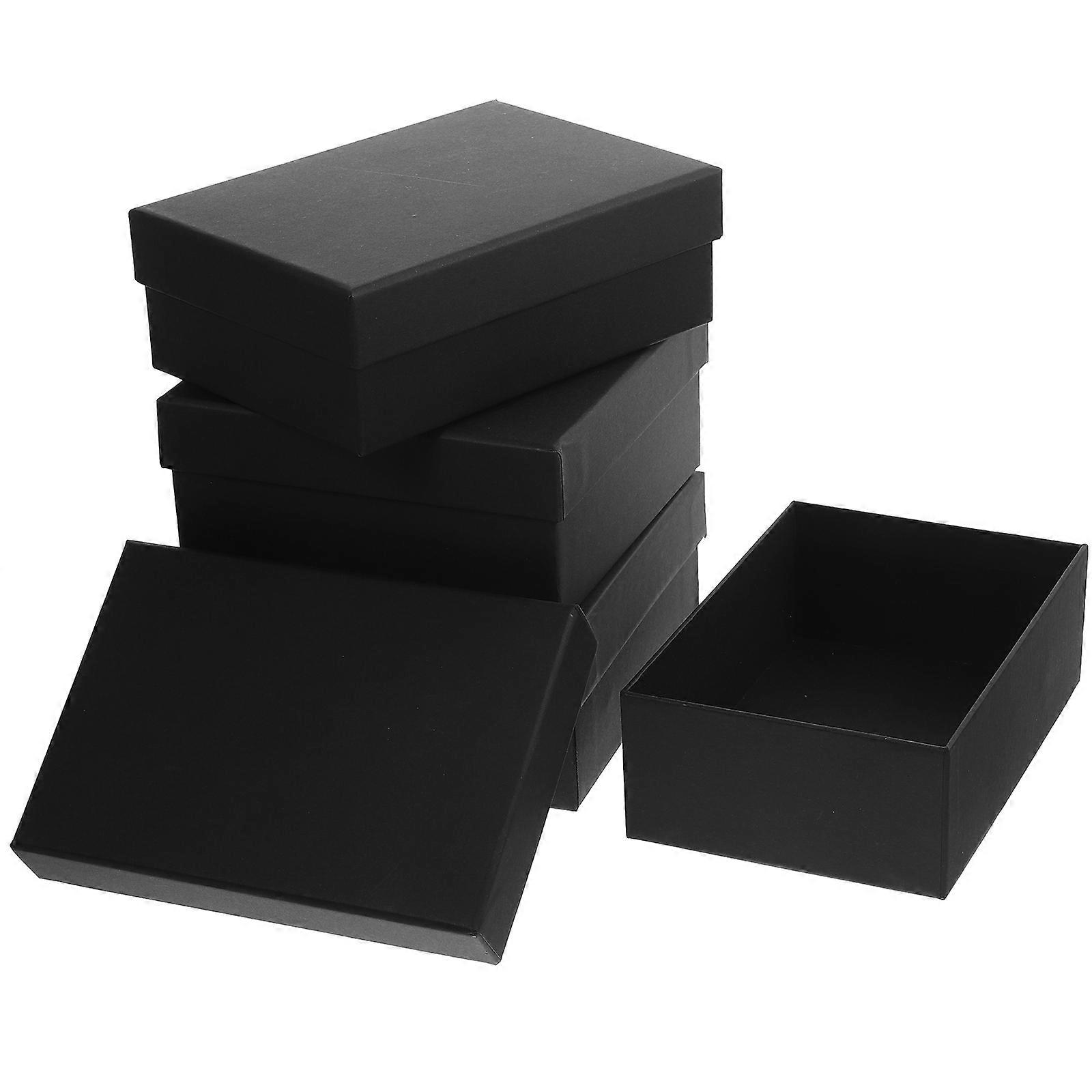 Presentation Box present Wrapping Box Wedding Black Rectangular Reusable