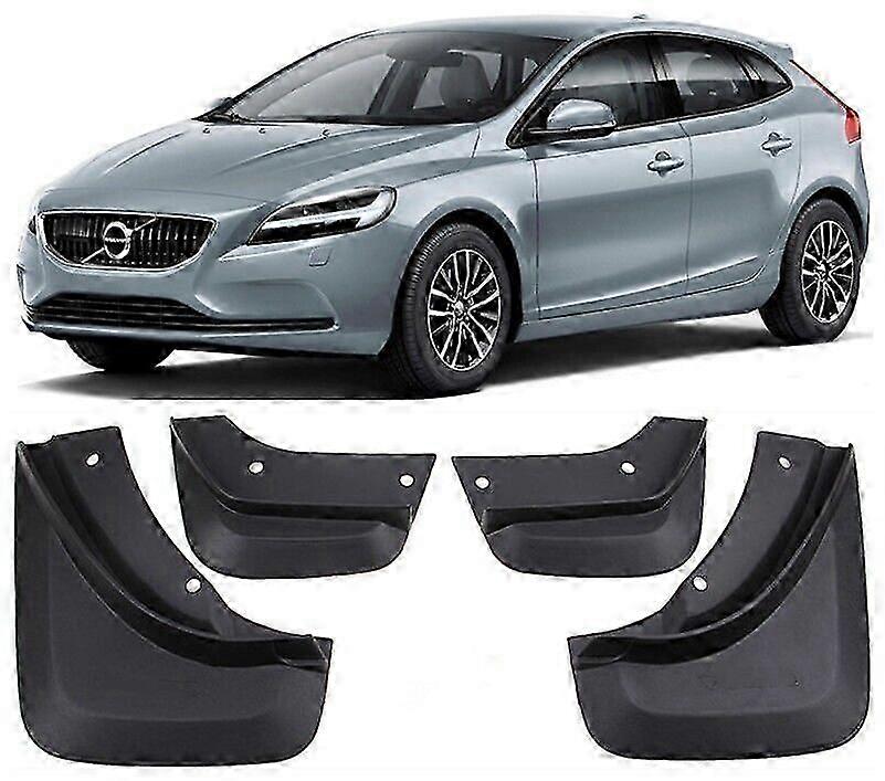 Mud Flaps Full Set Compatible for Volvo V40 2012-2024