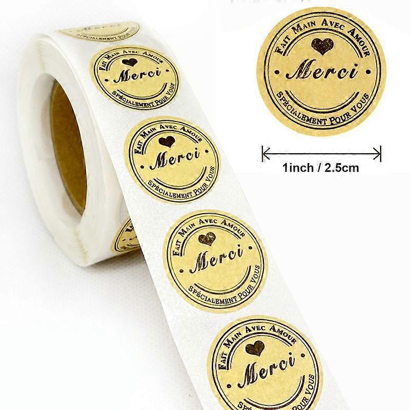 2 Roll Thank You Labels Stickers Envelope Seals For Small Business Round Adhesive Labels For Wrapping Party Favors Small Business Packaging