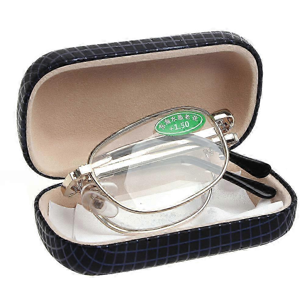 2025 1PC Mini Foldable Metal Full Frame Reading Glasses for Case Eyeglass +1.00 to +4