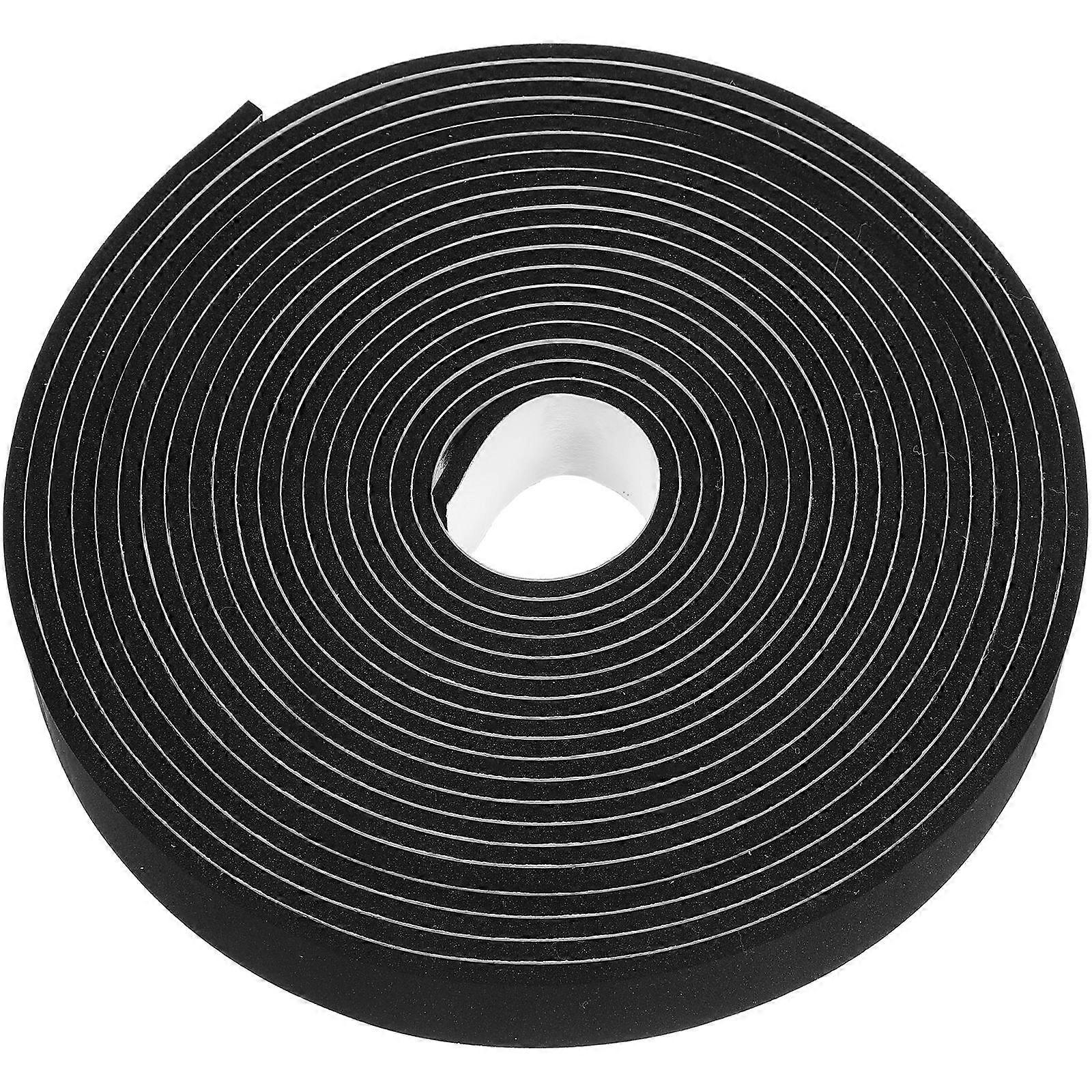 Foam Sealing Strip Door Windproof for Seal 1 Roll Black Weatherproofing Tape