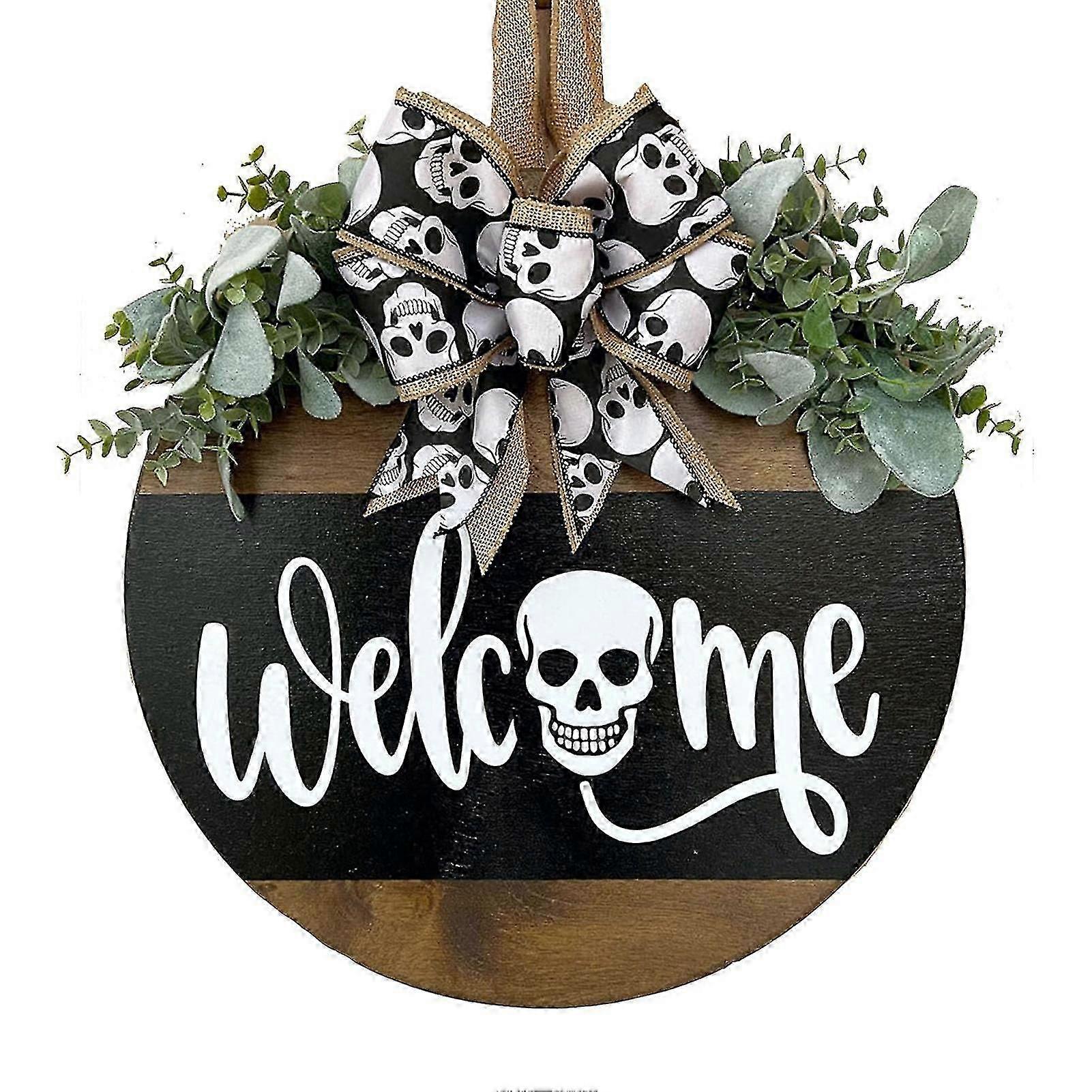 ハロウィーンの白い幽霊のドアの装飾家庭用軽量吊り下げドアの装飾