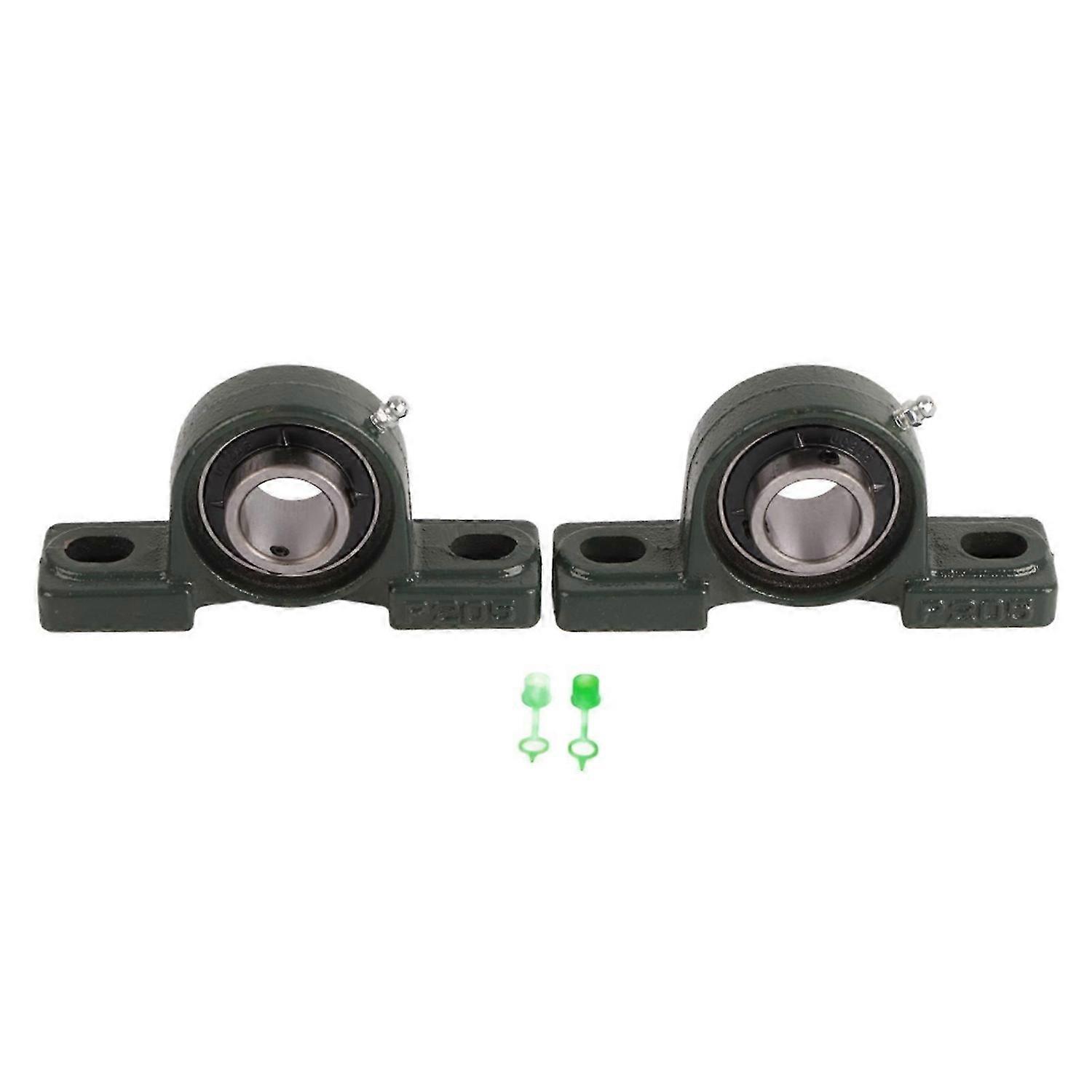 2 Pcs UCP205 25mm Self Alignment Pillow Block Bearing Mounted Unit Bearing