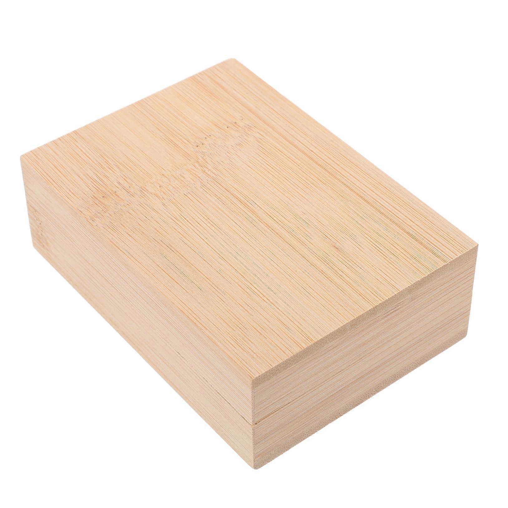 Multipurpose wooden playing card box, rectangular storage for cards, souvenirs, small items, practical and easytoclean box with versatile uses.