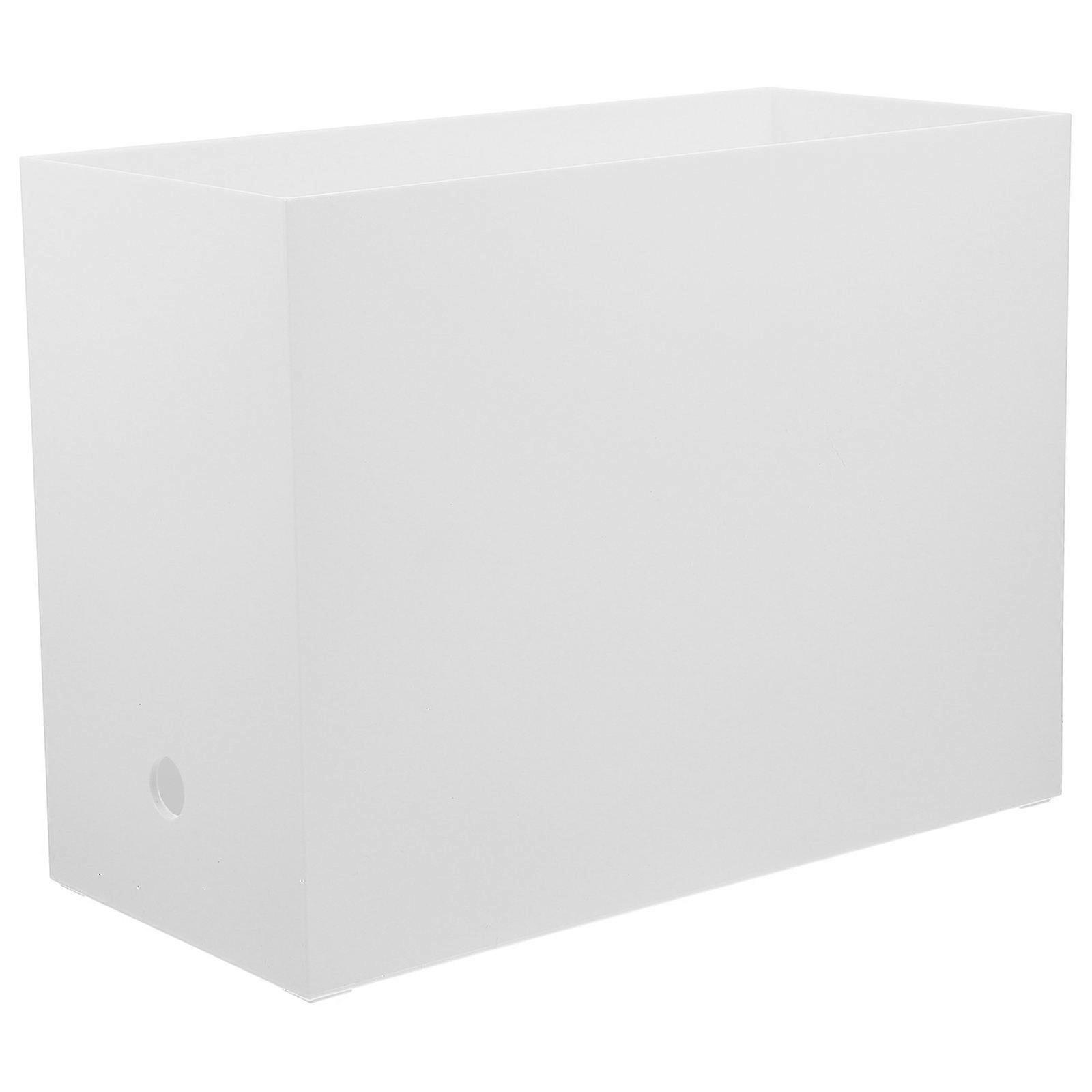 Desktop File Storage Box   Large Capacity Document Organizer for Office Use, Lightweight and Space Saving Design for Neat Desk Organization