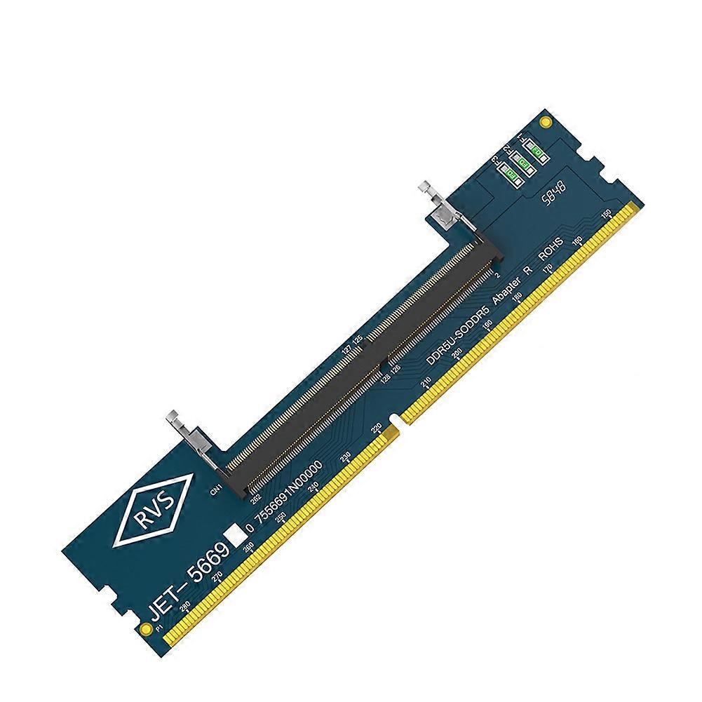 Υποδοχή μνήμης lap-top DDR5 στην κάρτα προσαρμοστών γραφείου DDR5 SO DDR5 στον μετατροπέα καρτών προσαρμοστών lap-top DDR5