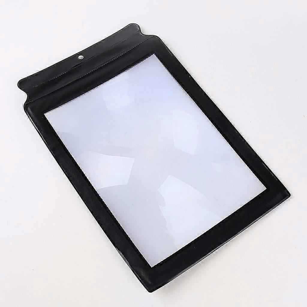 Fullpage reading magnifier in A4 paper size, 10x HD PVC material for elderly people to read newspapers, charitable.