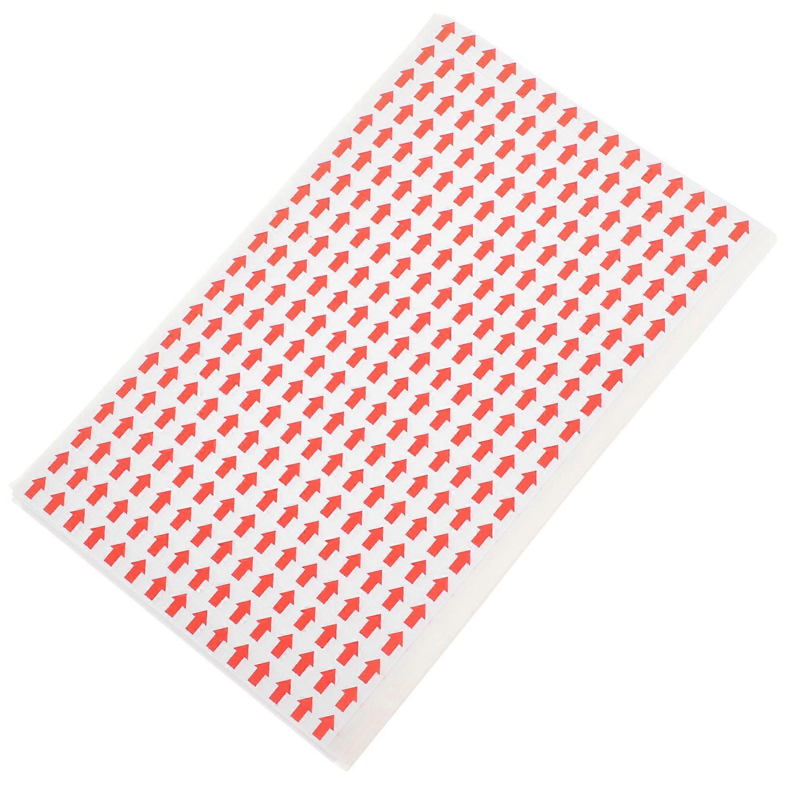 20 Pack Arrow Stickers, Self Adhesive Directional Labels for Warnings, Safety Signs in Warehouses, Offices, Schools, and Factories