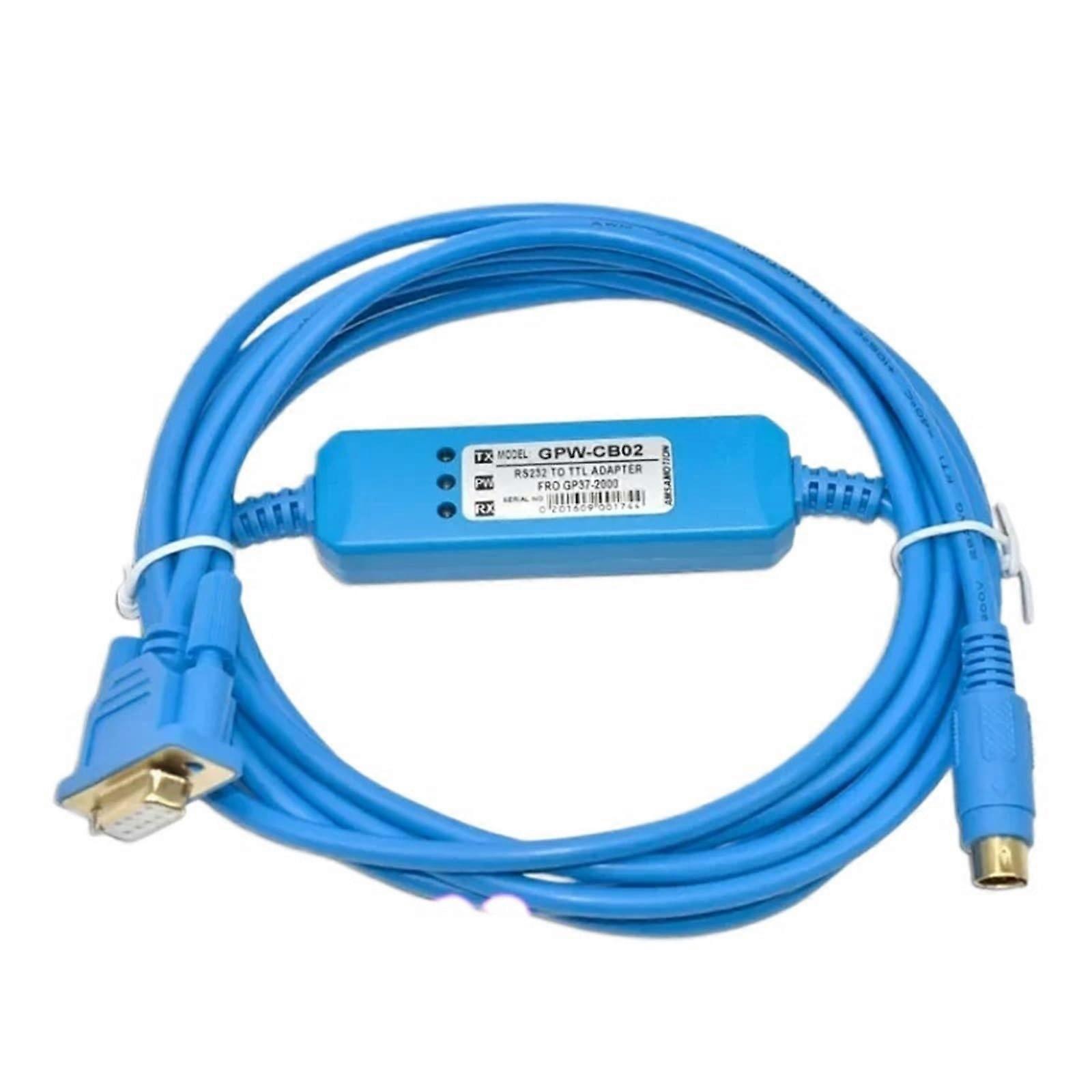 GPWCB02 Communication Cable Suitable for GP3000 Bottom Touchscreen Programming Cable GPWCB02 GPWCB03 Adapter (USBGPWCB02) 3m USBGPWCB02