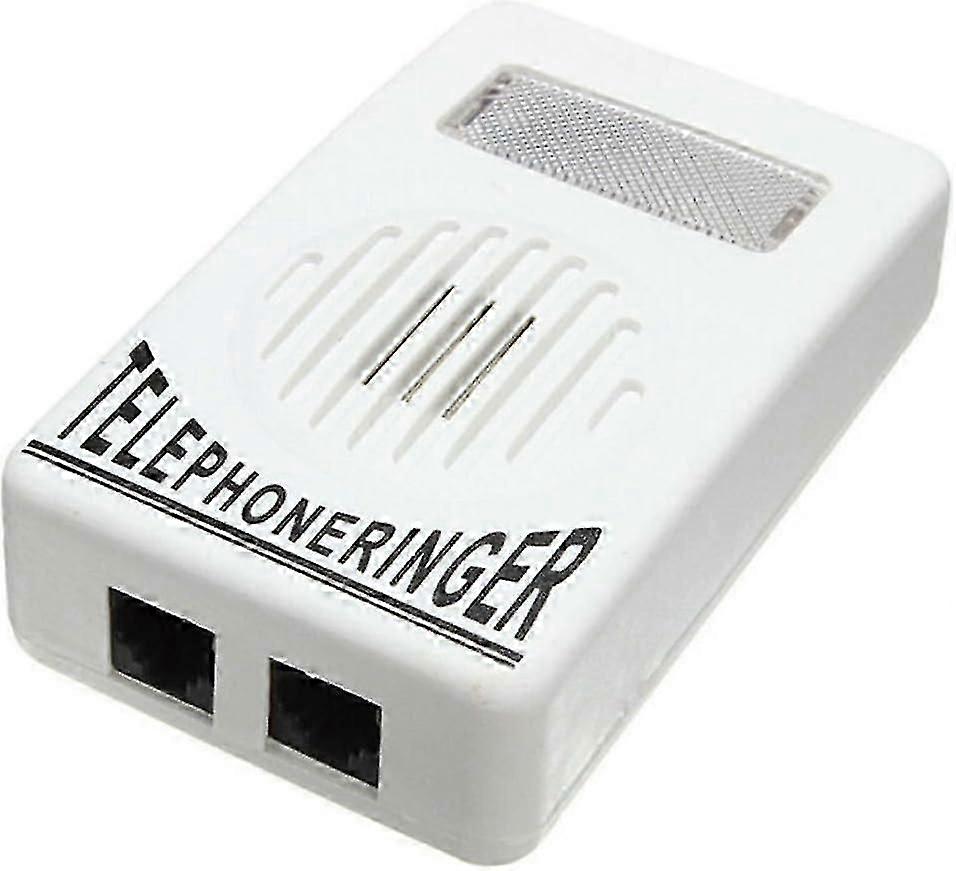 Loud Sound Telephone Ring Ringer Amplifier Volume Enhancer With Light Flasher For Landline Telephone