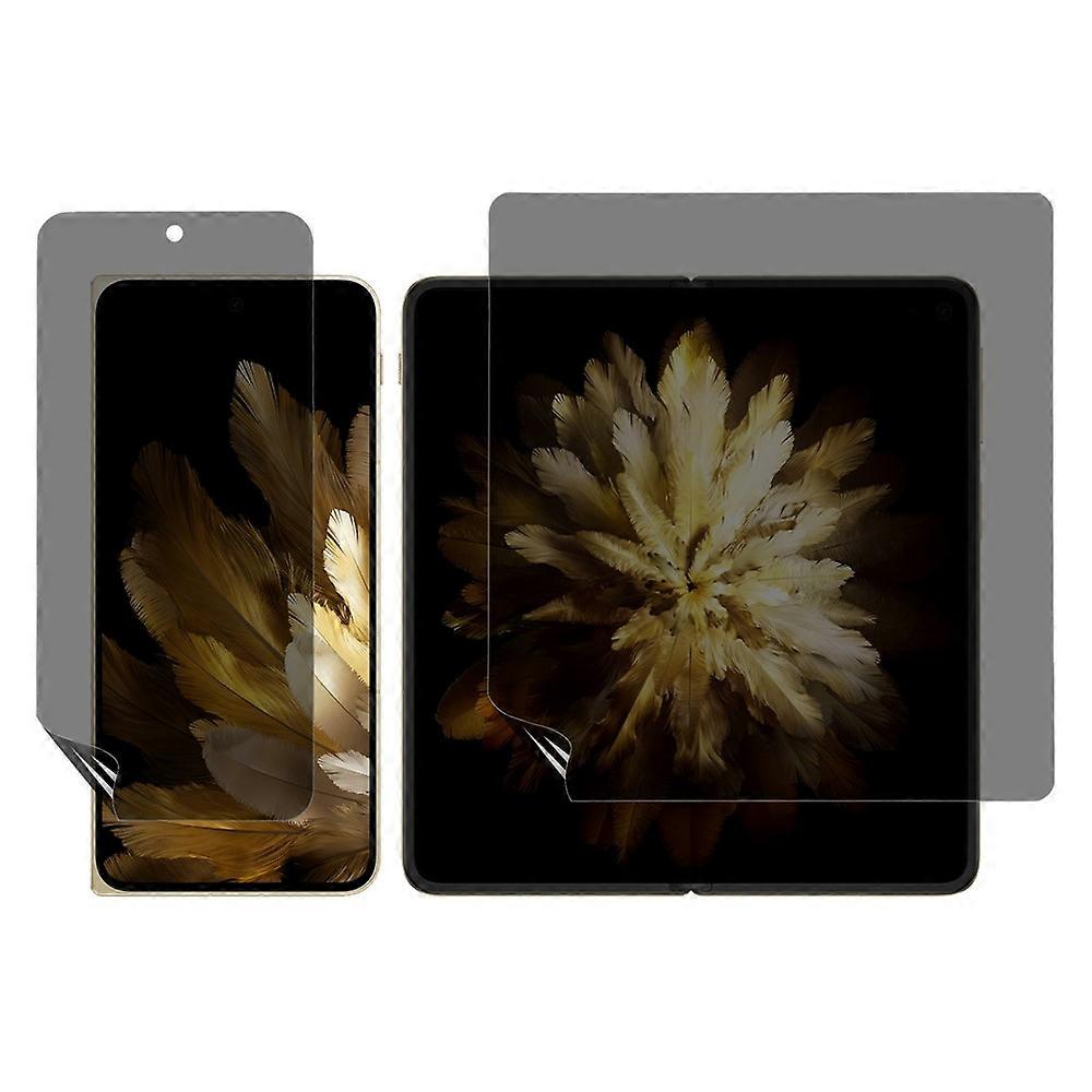 Oppoの場合、N3 5GアンチスパイスクリーンプロテクターPETマットフロントおよびバックスクリーンフィルムを見つけます