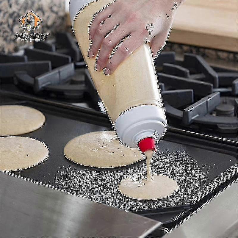 2025 1065ml Pancake Batter Mixer Bottle - Dispenser With Blenderball Wire Whisk For Waffles & Crepes