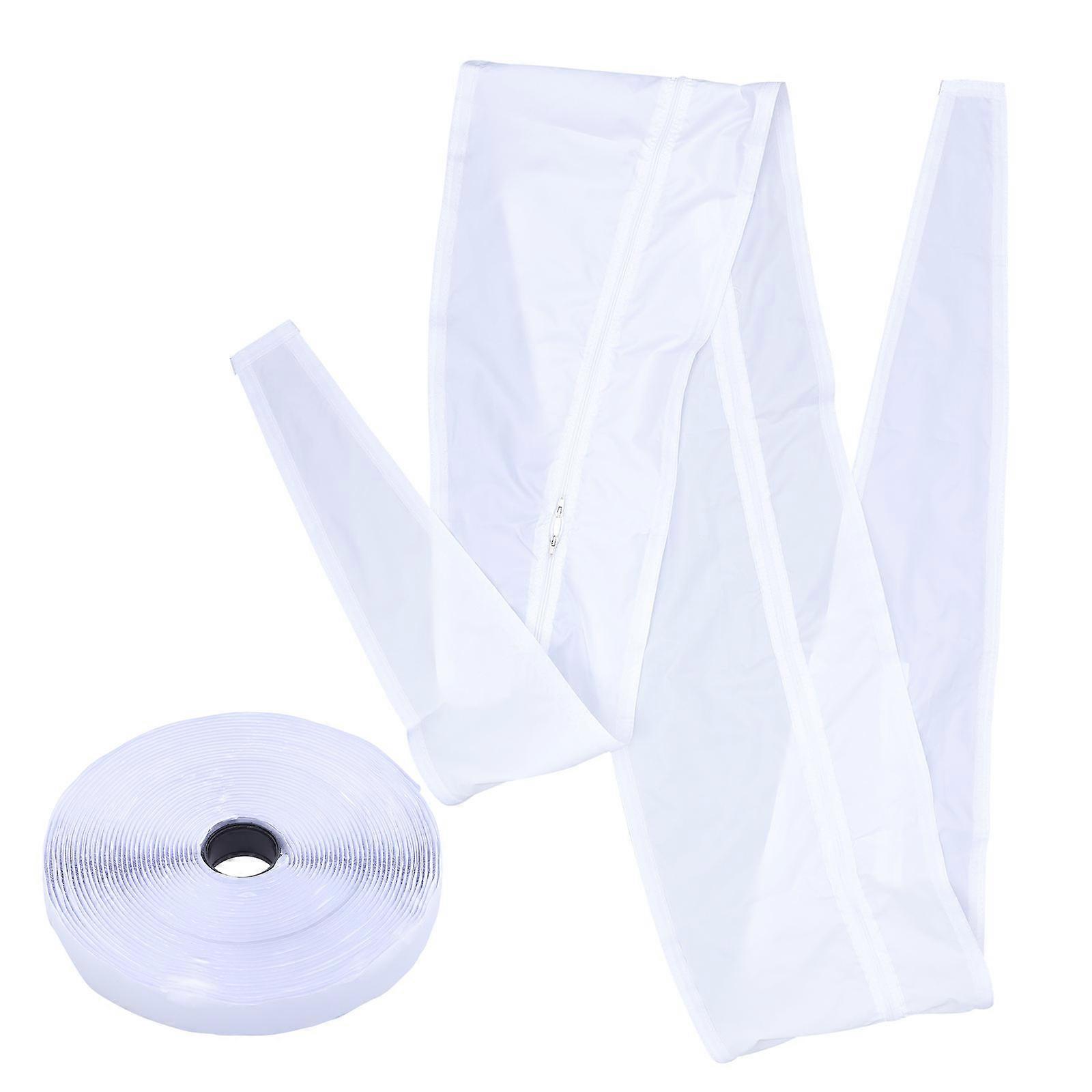 Air Conditioning Sealing Cloth Conditioner Seal Energy Saving White Polyester 1Set