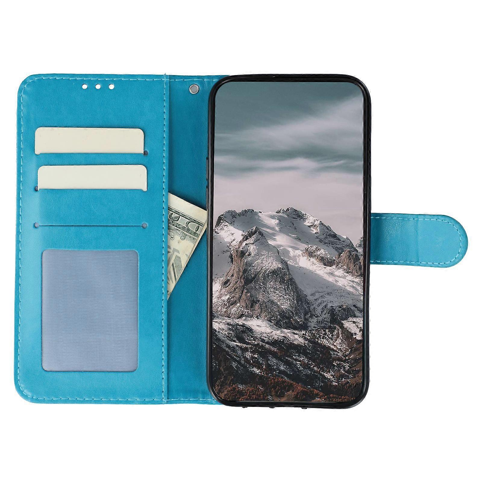 Aisenth Flip Hoesje voor iPhone 14 Pro Max, Boom Vlinder PU-lederen Klapbare Hoes Telefoonhoesje Portemonnee Hoesje Flip Case Wallet Cover met Kaarthouder Standaard Magneetsluiting, Bruin