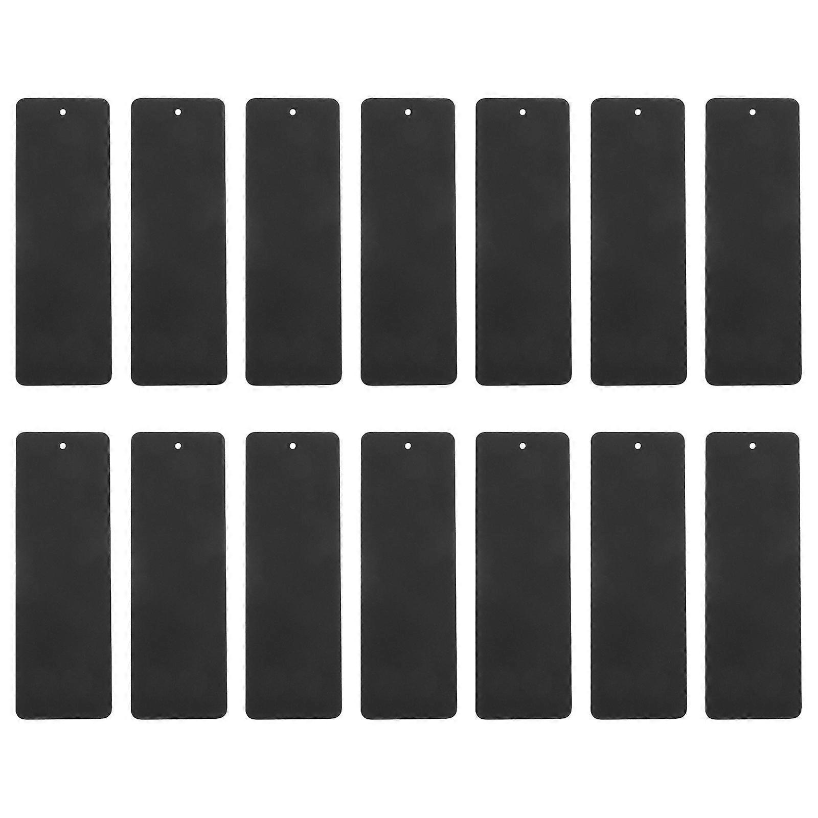 Blank Bookmarks Black Cardstock Tags for DIY Craft Projects 50Pcs