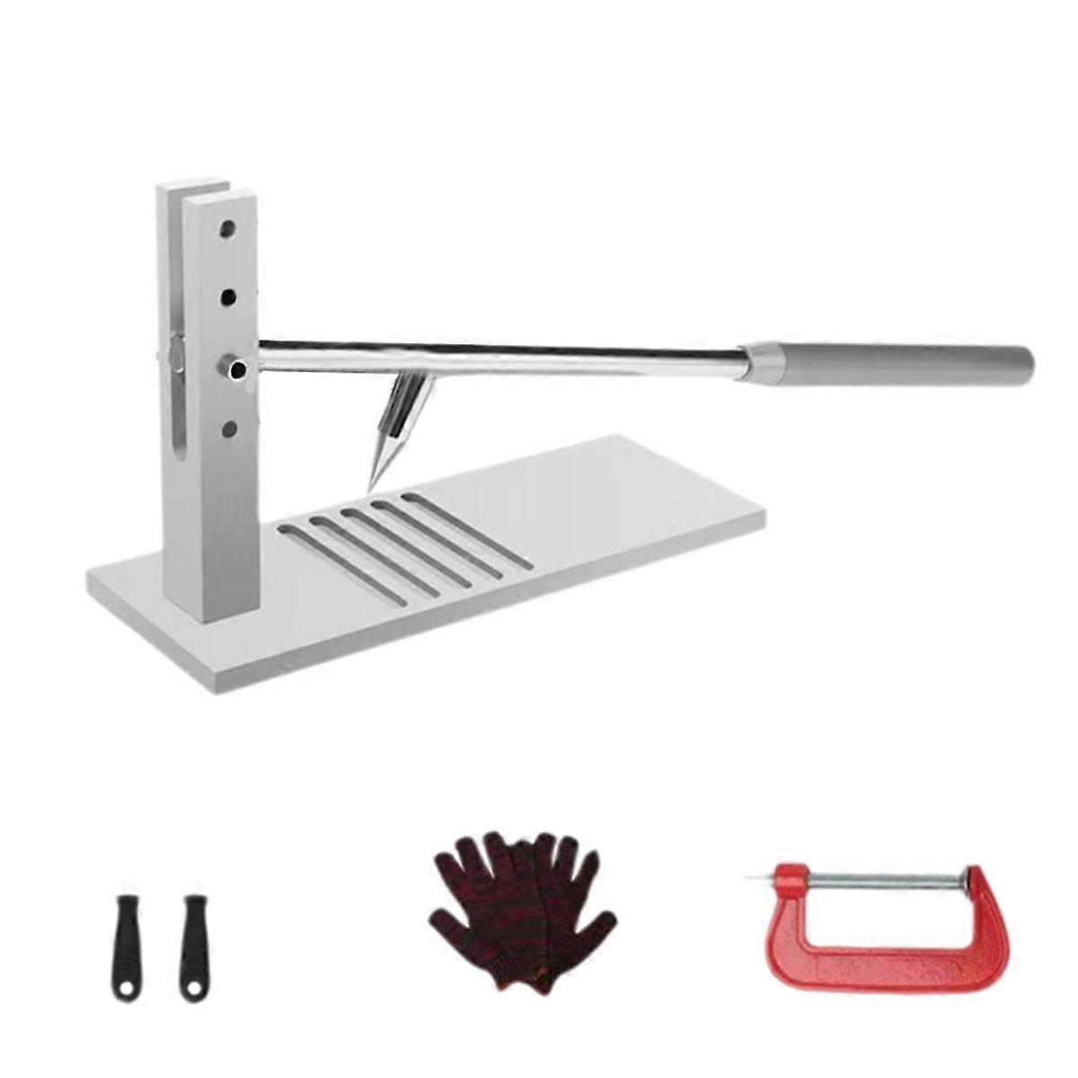 Oyster Opener Machine Adjustable Oyster Shucker Machine Shucker Tool Set Including Knives, Glove and