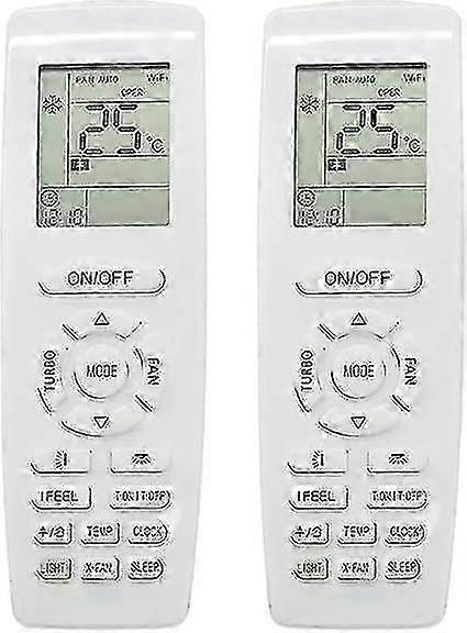 2025 2pcs YAP1F Air Conditioner Remote Control for Heating and Cooling Function Replacement Remote Control