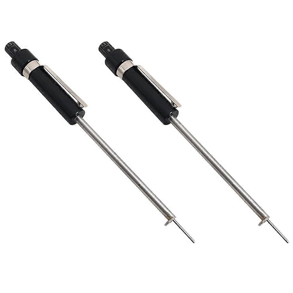 2X Brake Pad Wear Indicator Pin Scale Brake Pad Thickness Gauge for Brake Pad Testing