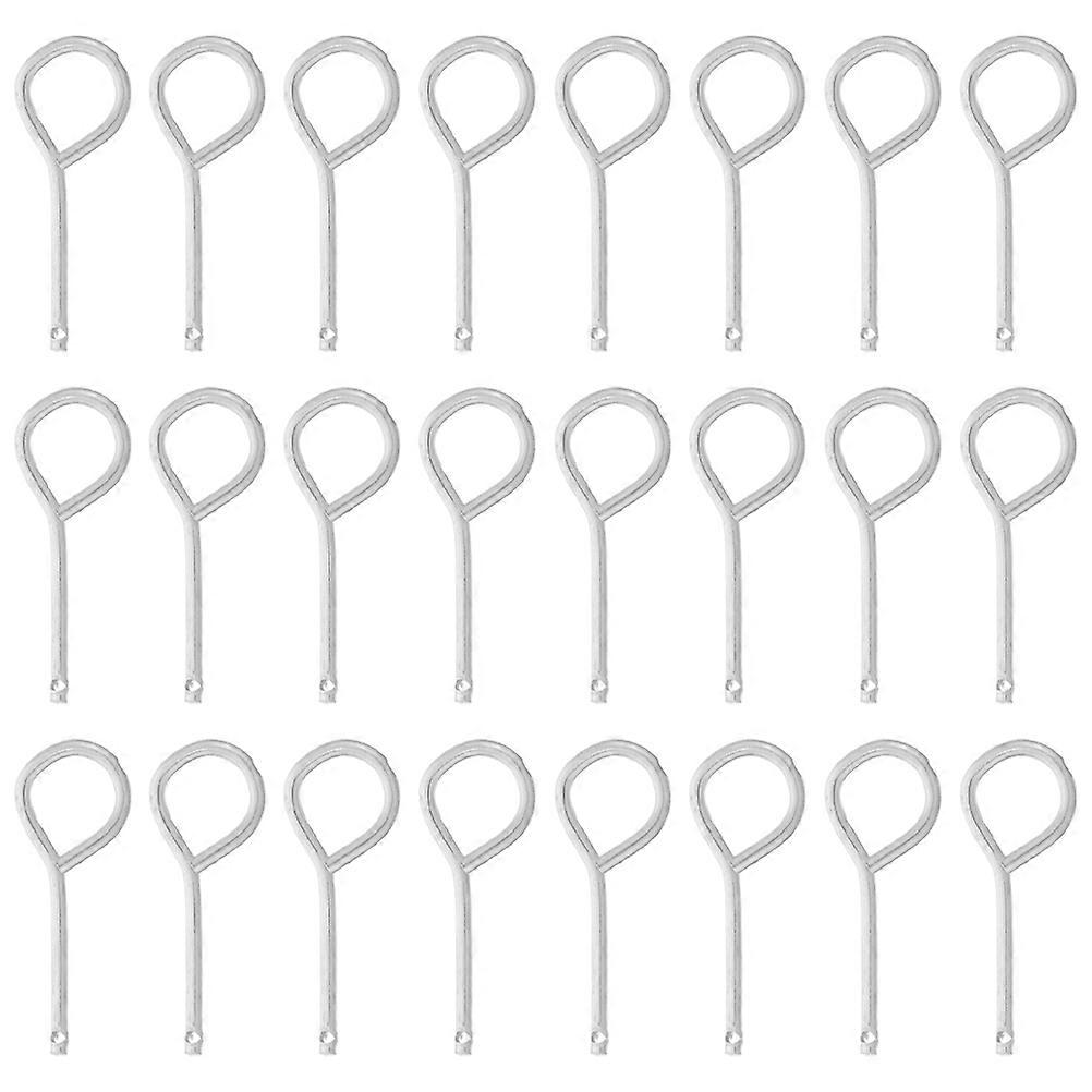 الفولاذ المقاوم للصدأ طفاية حريق سحب دبابيس قفل الملحقات لسلامة المركبات في المكتب المنزلي 100 قطعة