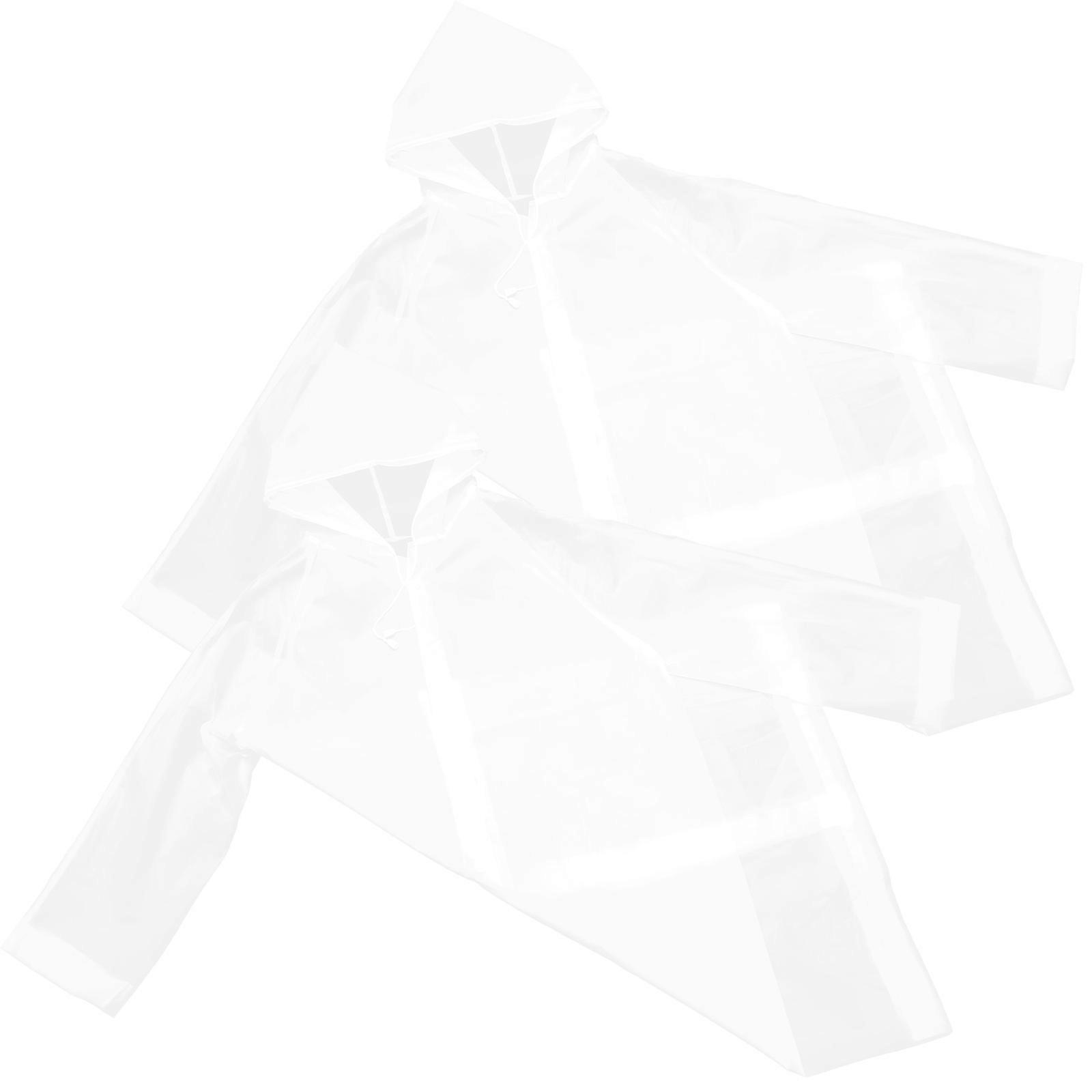 Reusable Rain Coat Portable PEVA Material Unisex Accessory Waterproof Daily Use Lightweight