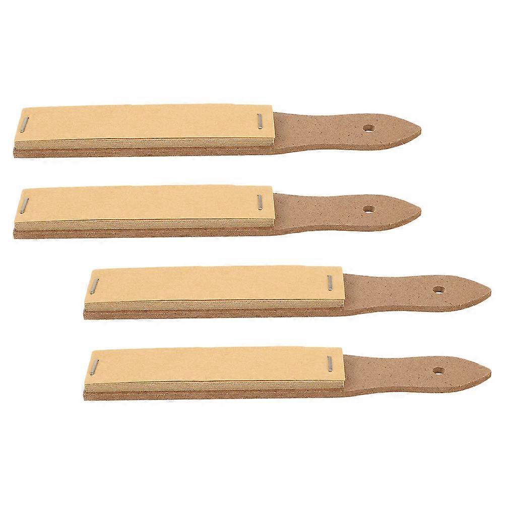 Drawing Pencil Sandpaper Pointer Sketch Sandpaper Block Students Portable Design 17.00X2.90X0.70CM Multi 4Pcs