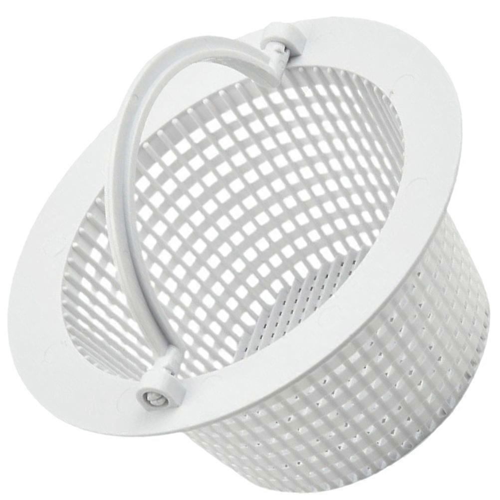 Durable Plastic Swimming Pool Filter Basket for Pool Use White Easy to Install and Disassemble 1 piece