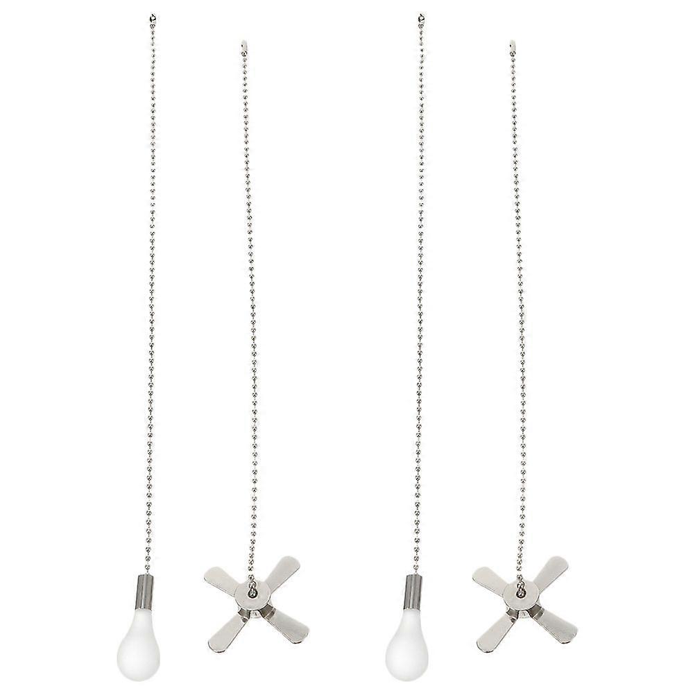 Elegant Ceiling Fan Pull Chain Extensions with Decorative Ornaments, Sturdy Beaded Chains for Ceiling Lights and Lamps, Stylish Home Décor Accessory