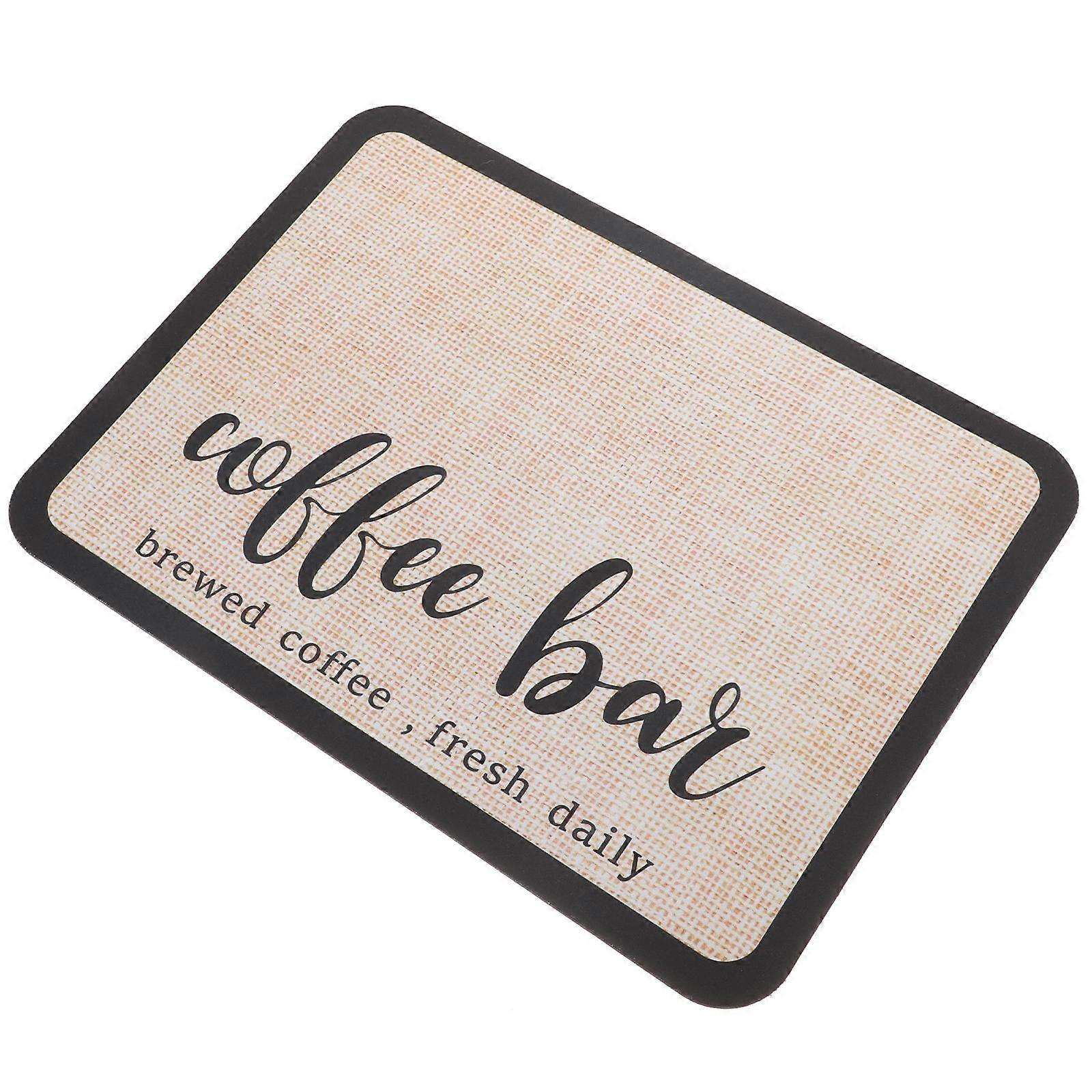 Absorbent Dish Drying Mat for Kitchen Counter Multi Color Heat Resistant PU Rubber 15x20 Inches