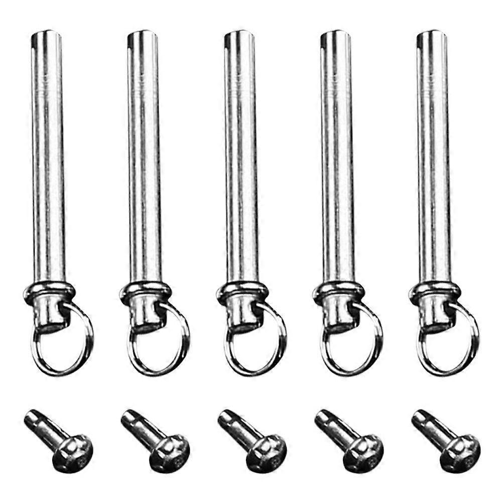 5 Sets Folding Fan Fixing Screws Folding Fan Repair Kit -rivets With Ring For Secure Assembly Professional Maintenance Accessories