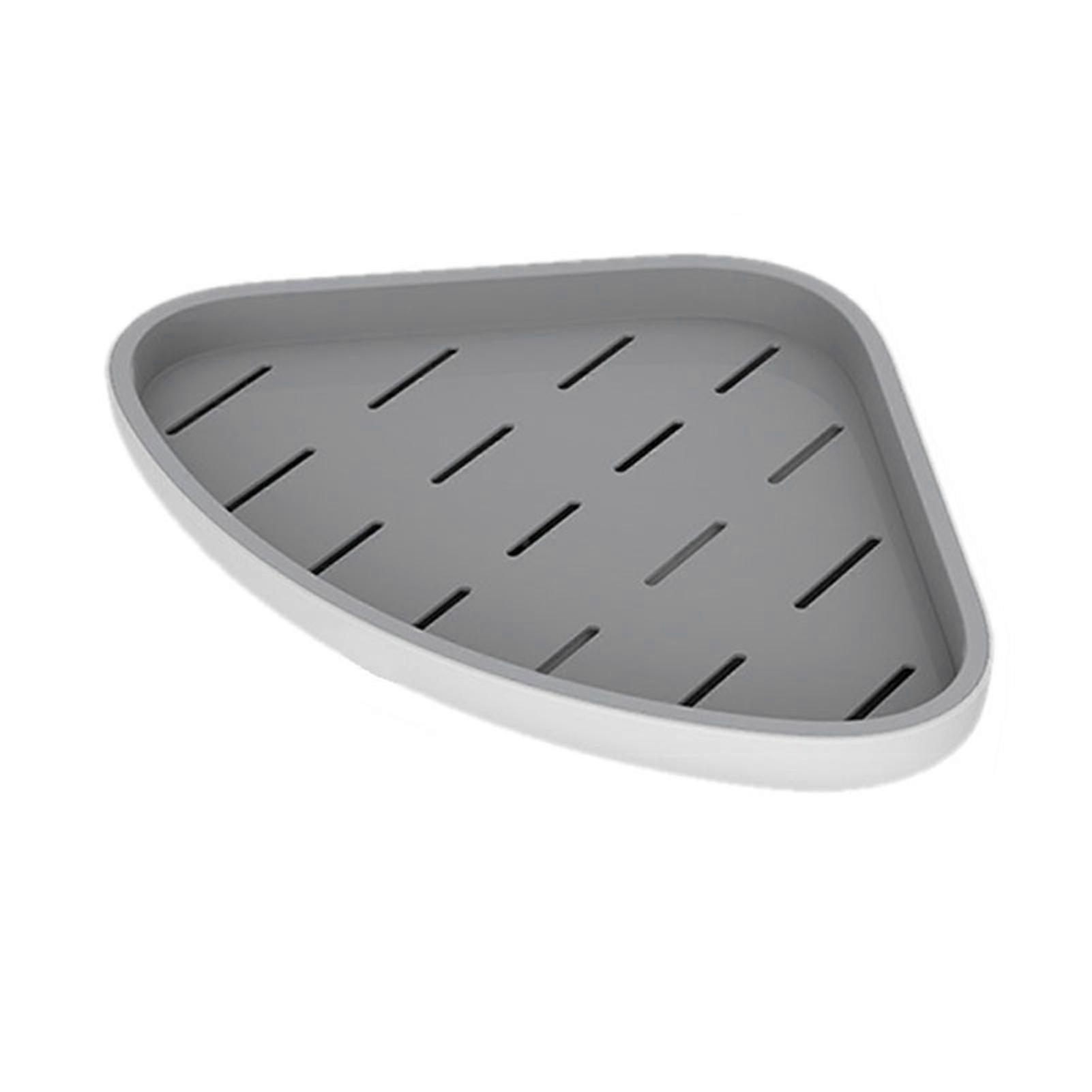 2025 Triangle Bathroom Corner Rack Waterproof Ventilated Plastic Wall Mounted Shelf for Shampoo