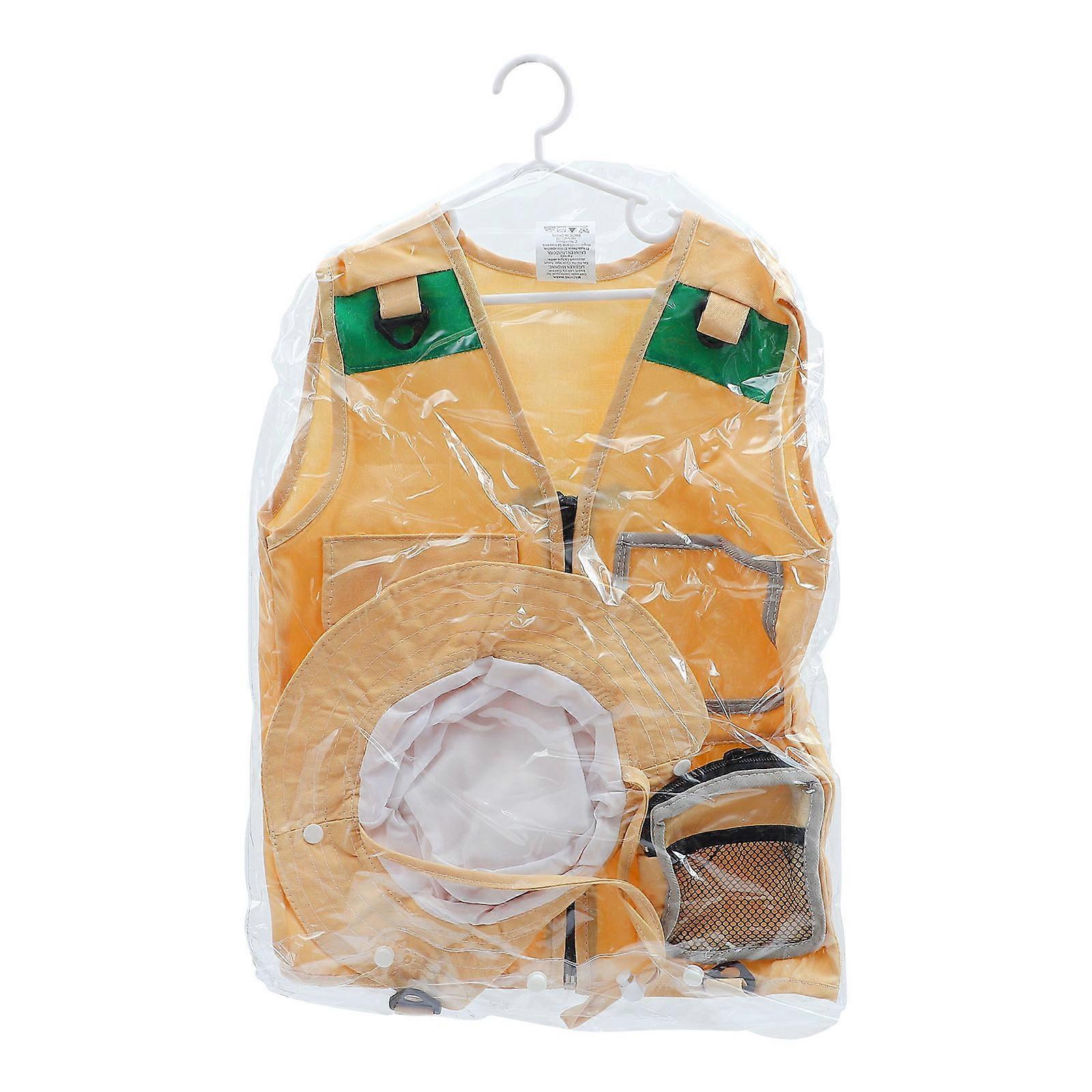 Activité de plein air Cargo Gilet Explorer Tenue Enfants Performance Accessoires Faire semblant Jouer 2Pcs