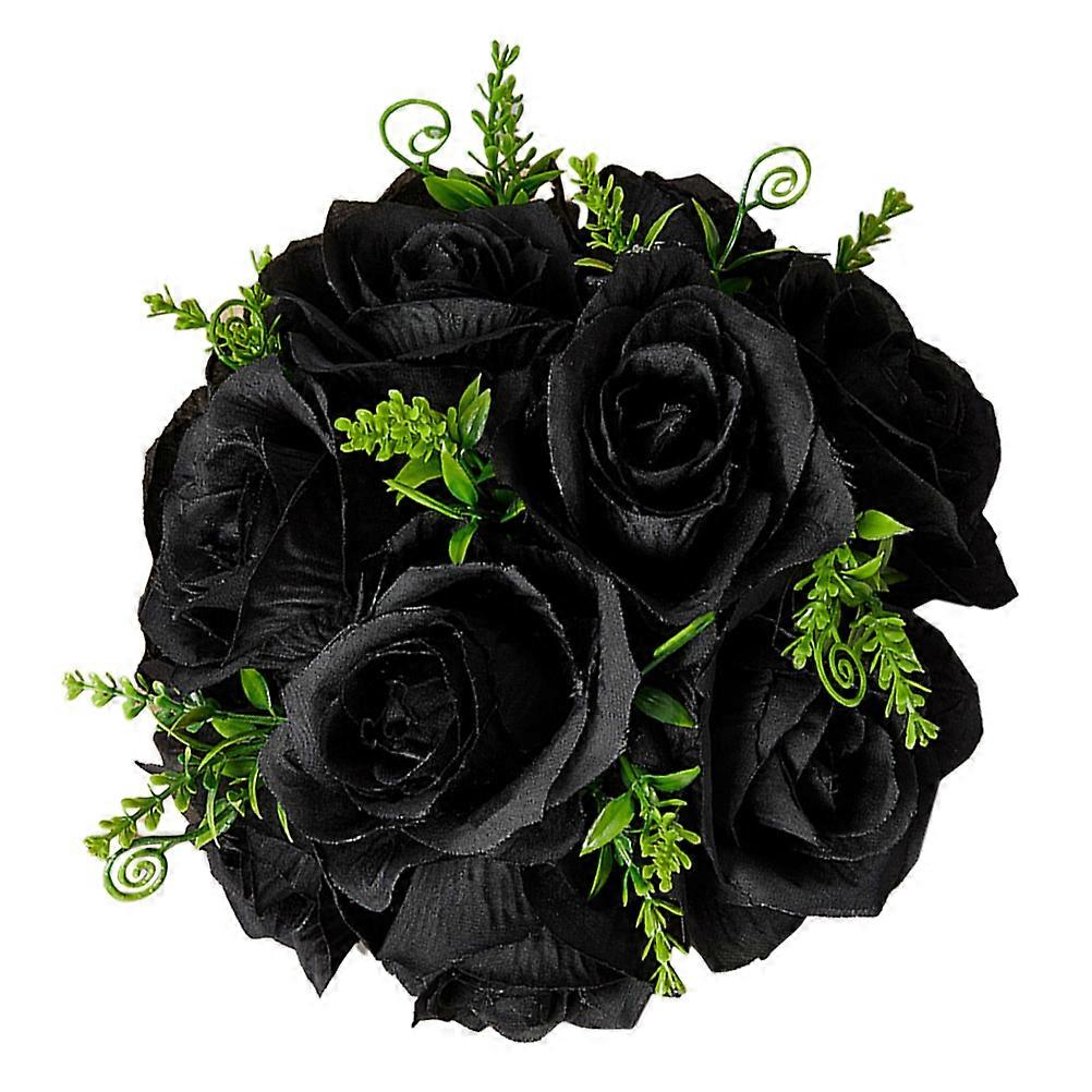 Halloween Artificial Flower Ball Realistic 1 Set Flower Ball Arrangement Bouquet Party Centerpiece