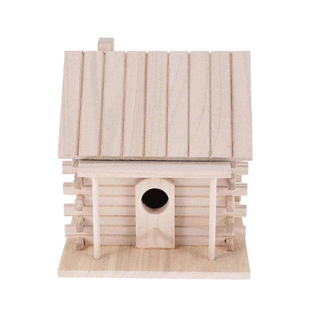 DIY Wooden Bird Nest For And Swallows Safe And Durable Breeding Environment 1Pcs