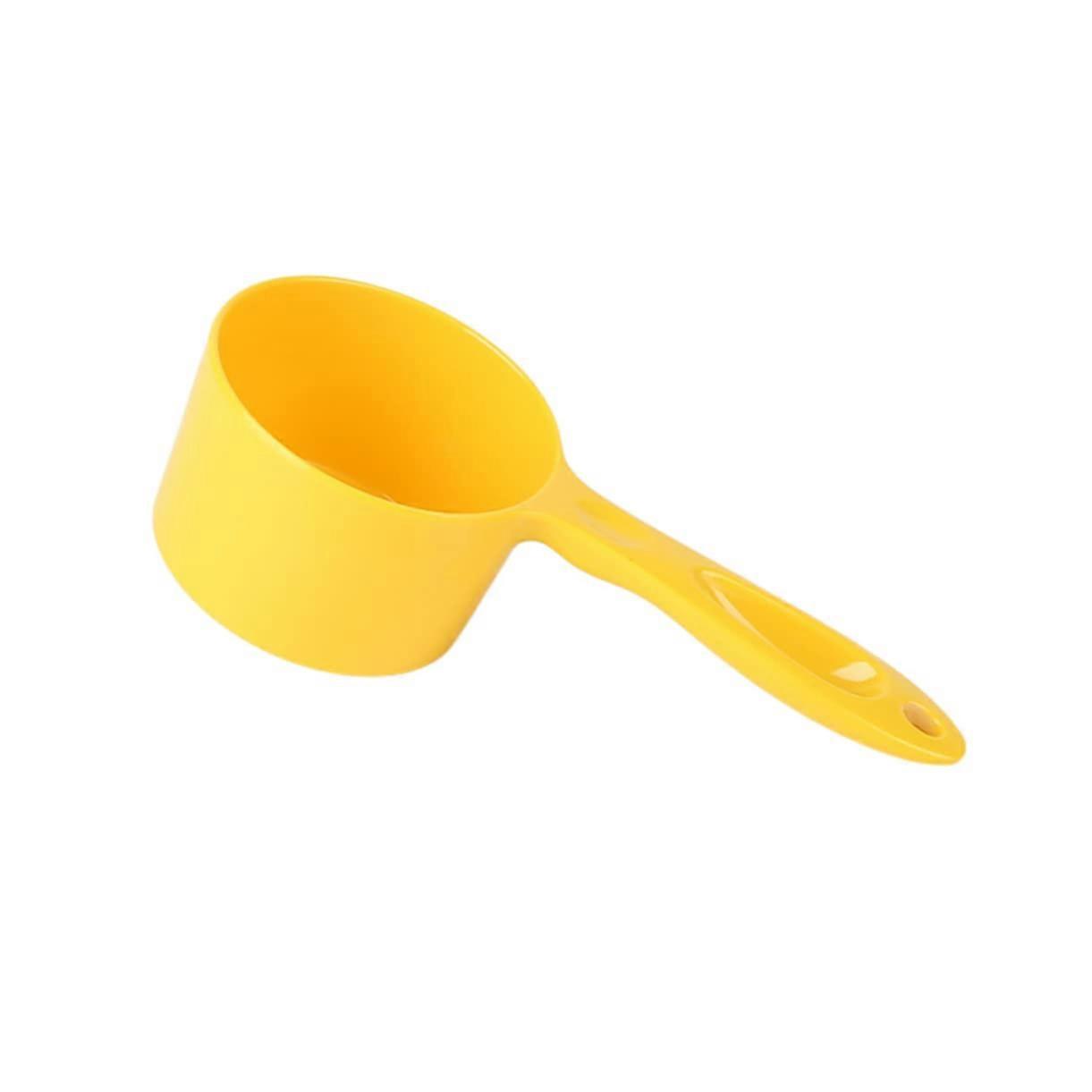 Pet food scoop for dog food scoop for cat food scoop for animal food feeding scoop in yellow