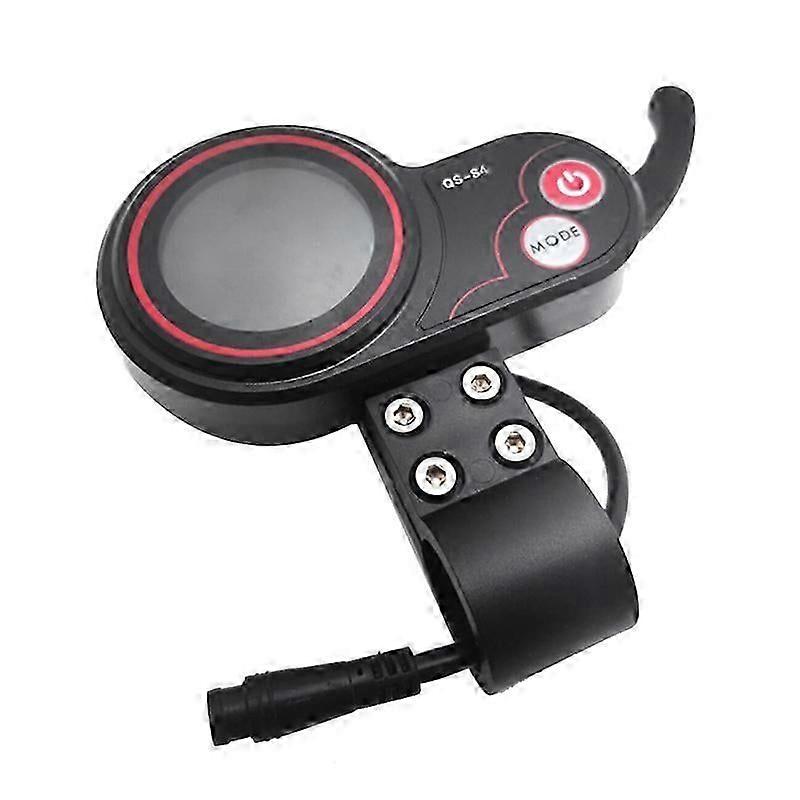 QS-S4 48V-60V Thumb Throttle LCD Display Meter for Zero 8 9 10 8X 10X Electric Scooter 6PIN Display