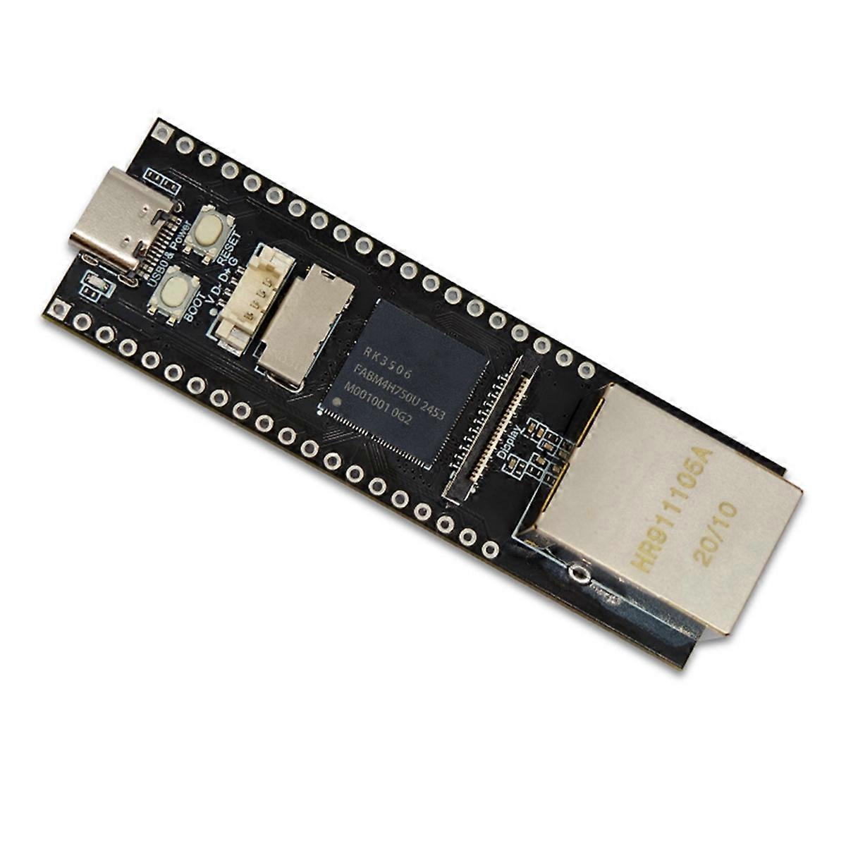 Scheda di sviluppo Linux RK3506 RK3506G2 chip 128MB DDRL3 con porta di rete 100M
